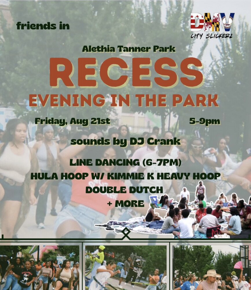 RECESS: Evening in the Park flyer